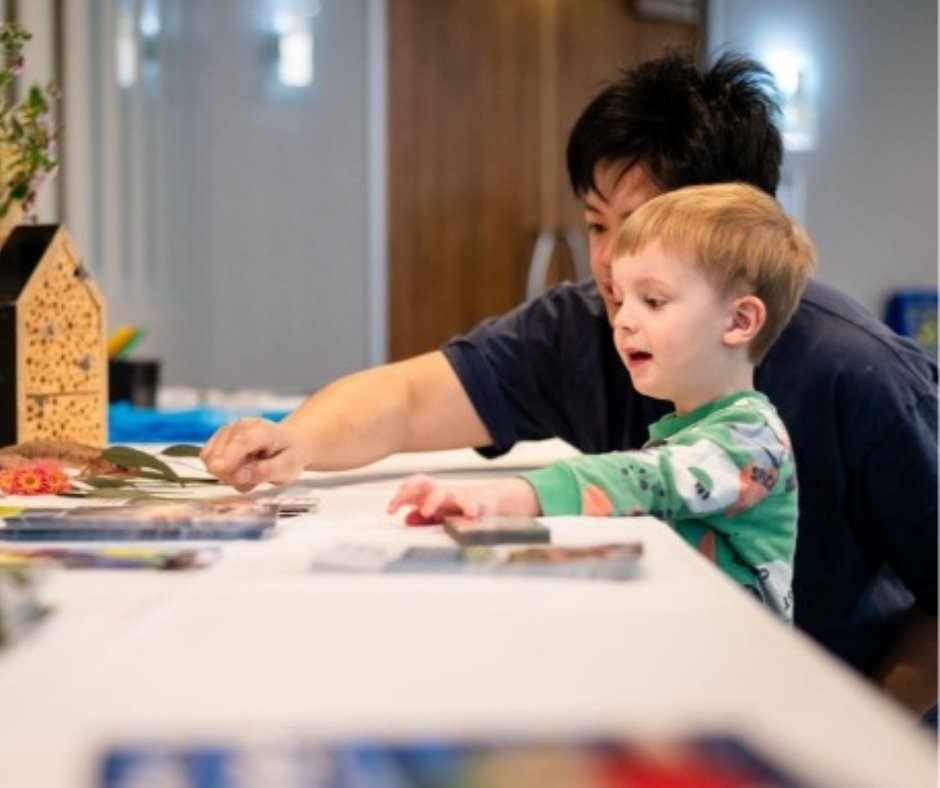 Taking part at the learning stalls at the Green Living Series event, WLF 2024